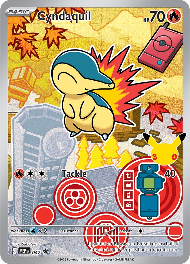 Cyndaquil 30th First Partner promo (47)